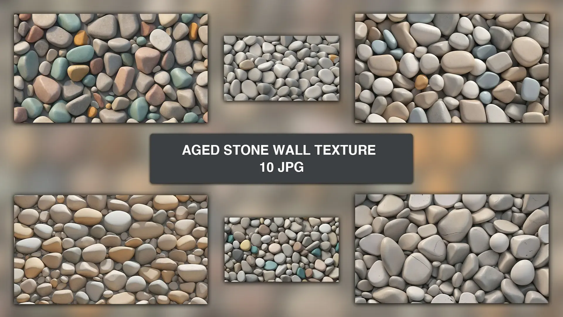 Aged Stone Wall Texture Background JPG Images Pack